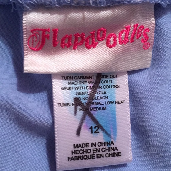 Blue and white lace shorts - Picture 2 of 5